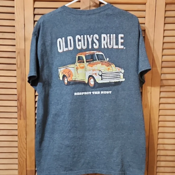 Mens Novelty Gray T Shirt Sz L - Picture 4 of 6